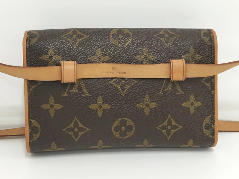 Louis Vuitton Pouch Florentine Clutch Waist Monogram Brown